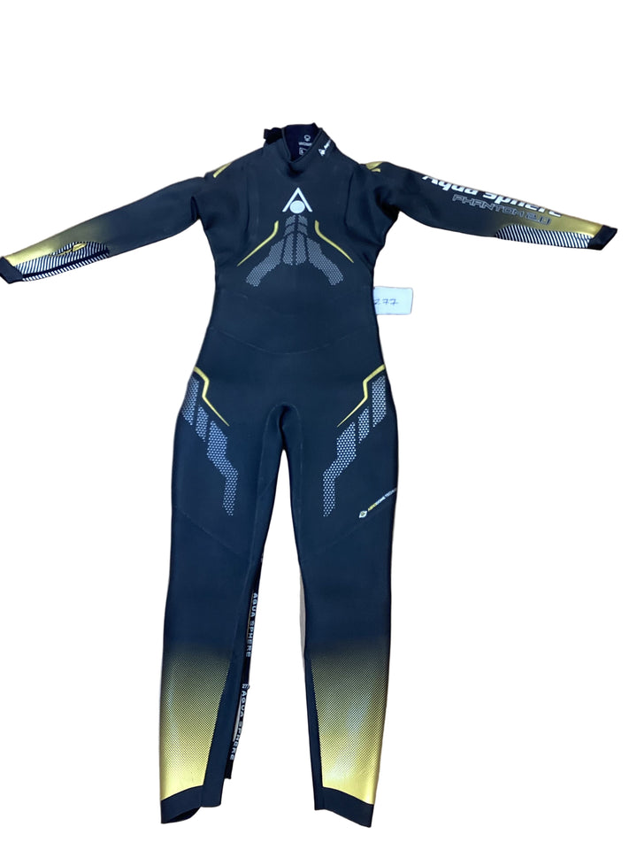 Pre Loved Aquasphere Phantom Triathlon Womens Wetsuit L As New (277)