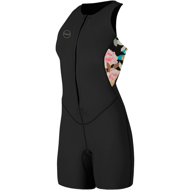 Women's O'Neill Bahia 1.5mm Sleeveless Front Zip Shorty Wetsuit