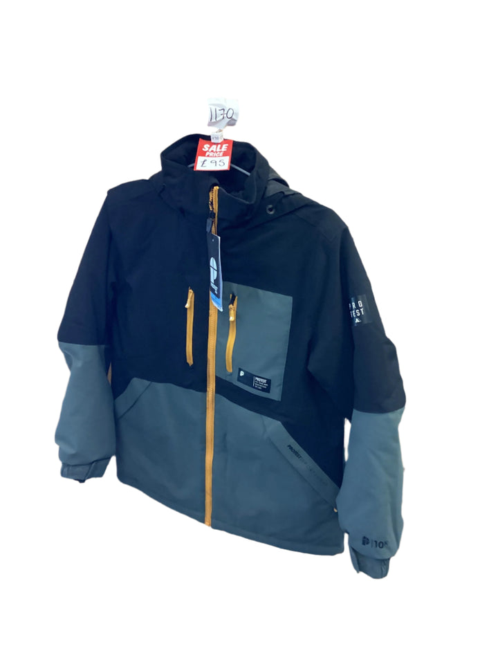 Pre-Loved Protest Lars jr Boys Ski jacket Age 12 Black (1170): Grade B
