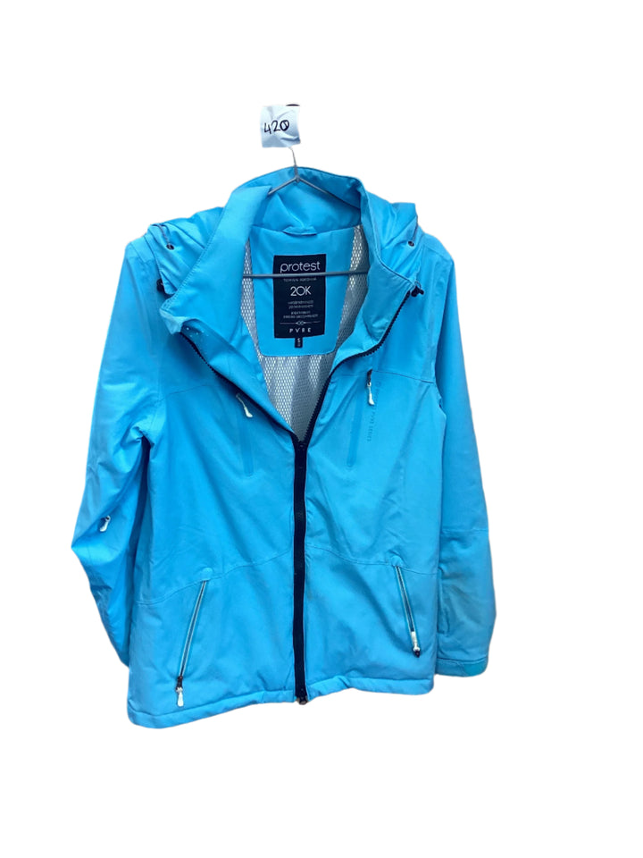 Pre-Loved Protest Kenzia Womens Snow Jacket (420) Satin Blue  S (10): Grade C