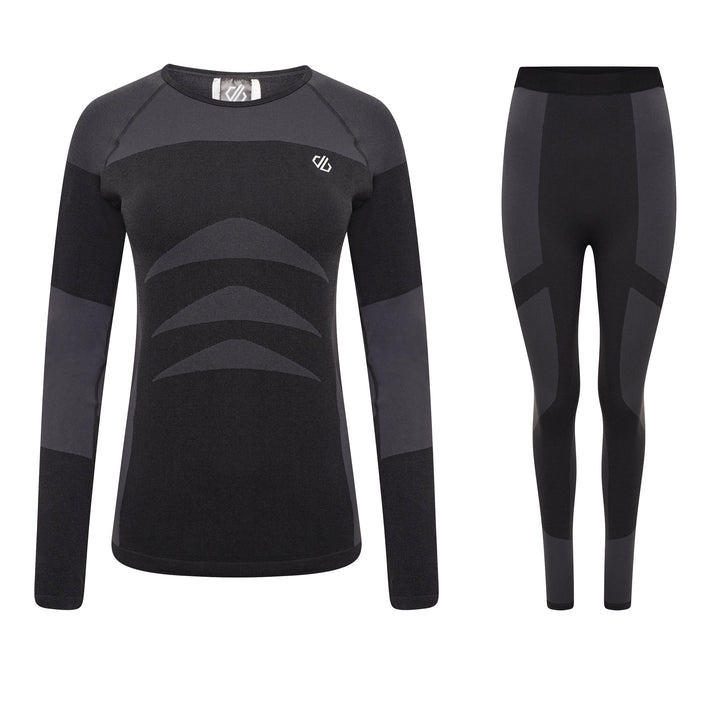Dare 2be Women's In The Zone Performance Base Layer Set Black