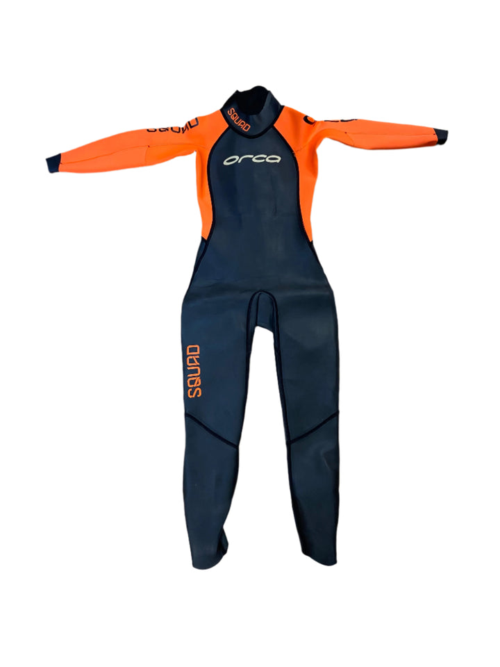 Pre Loved Orca Squad Open Water Swimming Kids Wetsuit Size 8 (755) - Grade B
