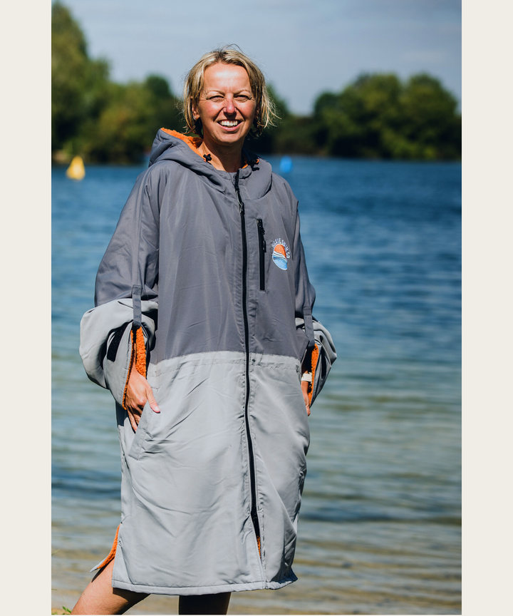 Grey Selkie Recycled Changing Robe