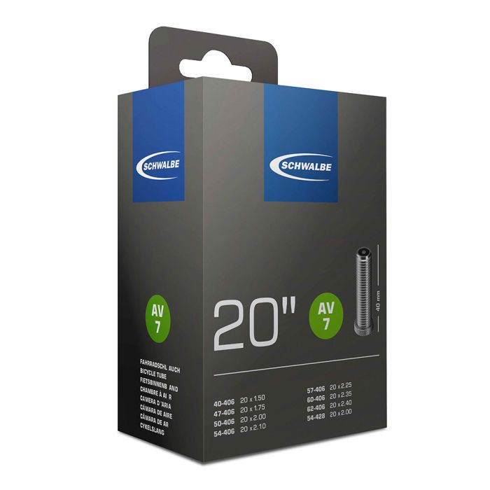 Bike Trailer Inner Tube- Schwalbe 20" x 1.5 - 2.5" (AV7)