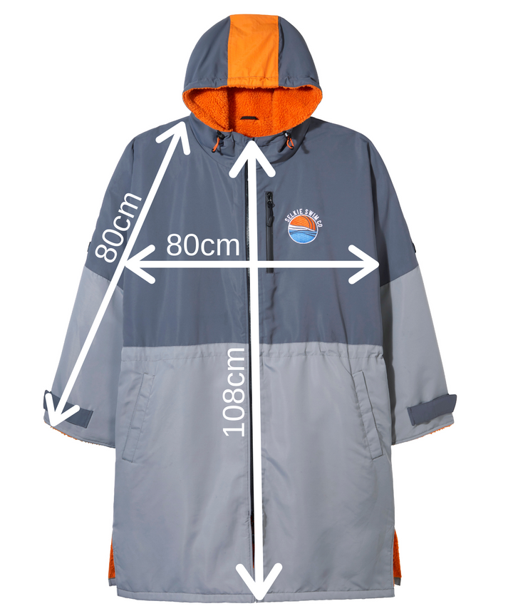 Grey Selkie Recycled Changing Robe