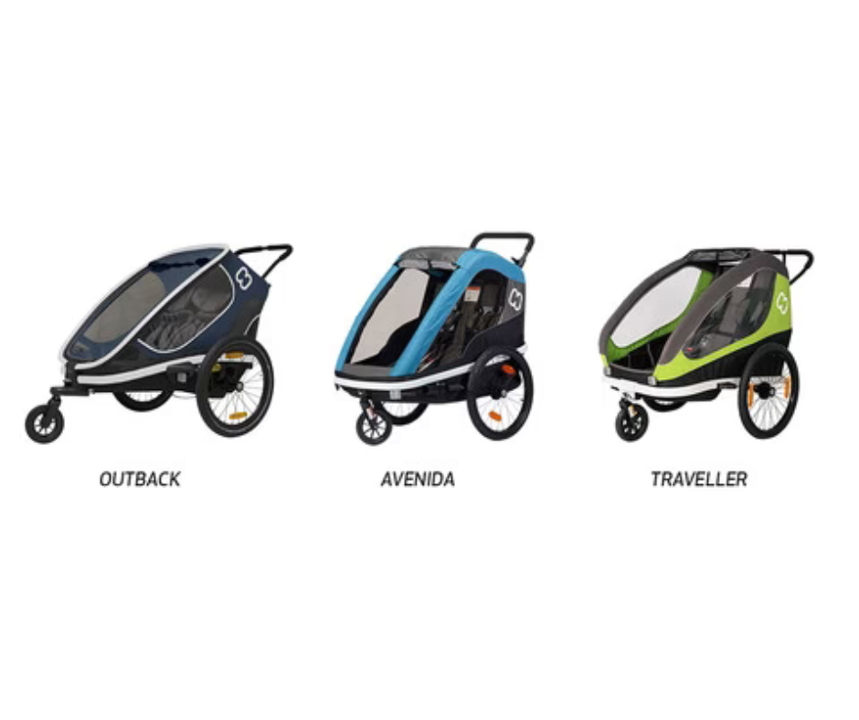 Which Hamax bike trailer is right for me – Outback, Avenida or Traveller?