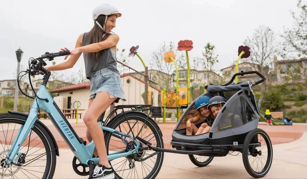 Getting around Bristol: my experience of hiring an electric bike + kids bike trailer
