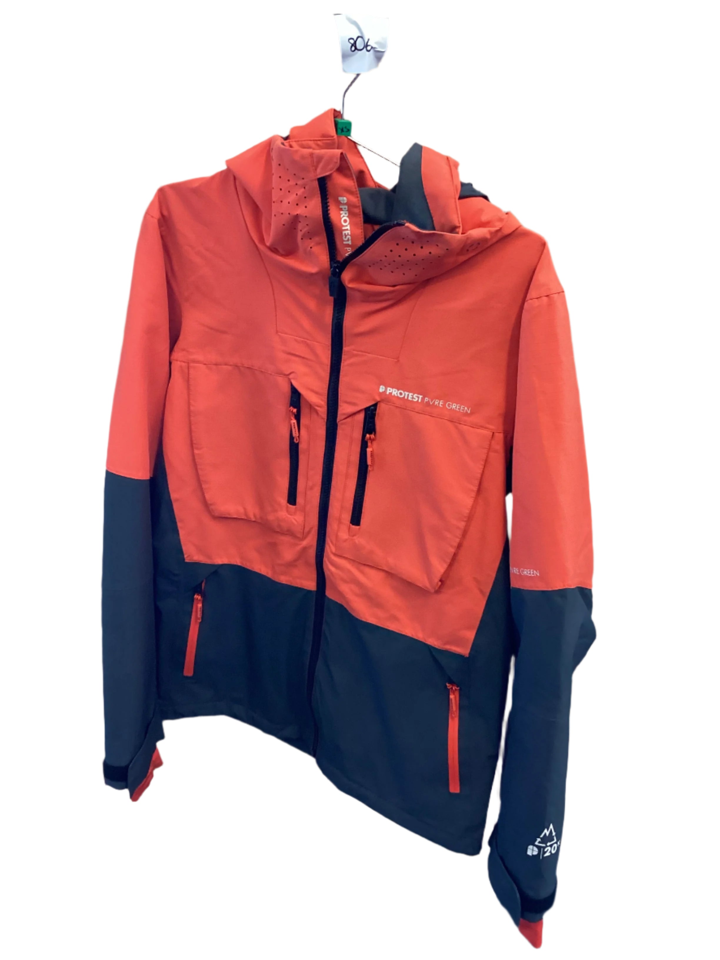 ORAGE 中綿入りスキージャケットMサイズ Pre-Loved Protest PrtOnega Mens Snow Jacket (806) XS Orange Fire