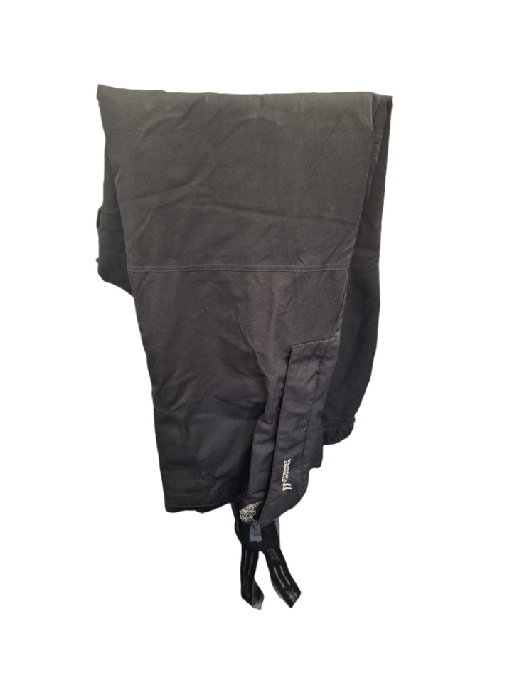 Pre-Loved Maier Mens St Anton 2.0 Black Ski Trousers (827) S/M (Maier Size 48)