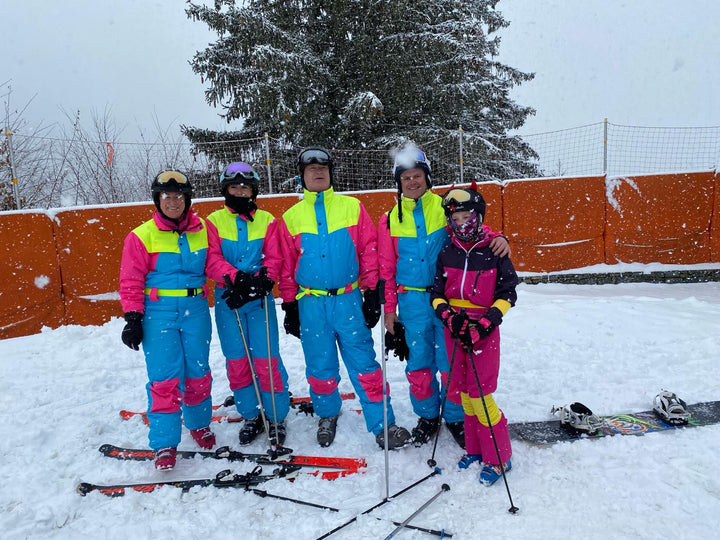 Funky Alps 80s Skisuit Hire