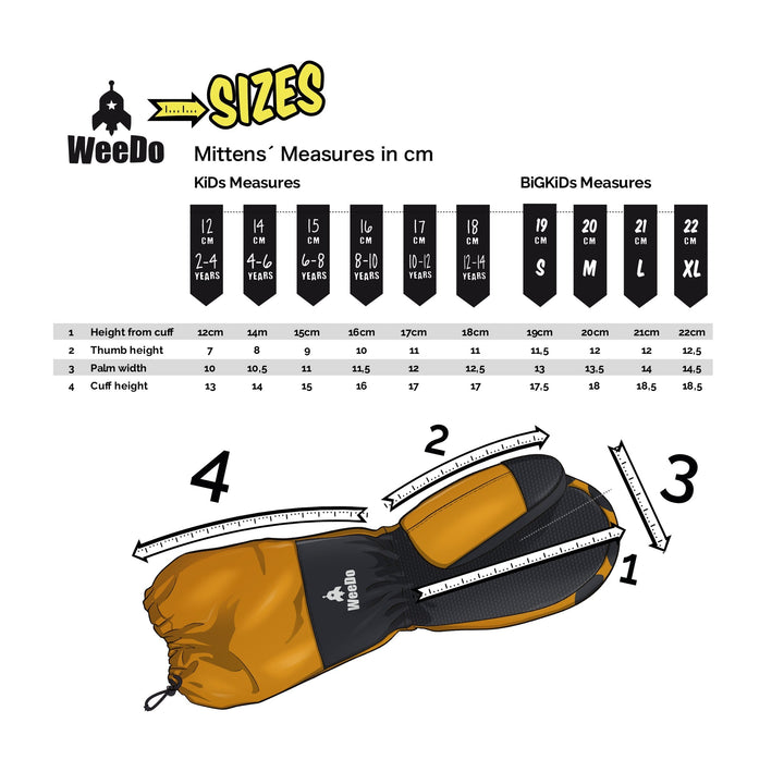 WeeDo Leopard Mittens