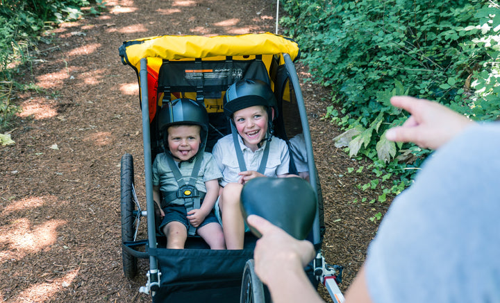 HIRE a Burley Bee™ - Double - Kids Bike Trailers