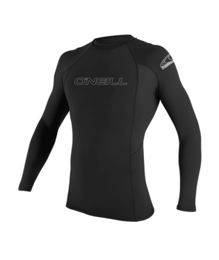 Mens O'Neill Long Sleeve Rash Top  - Black
