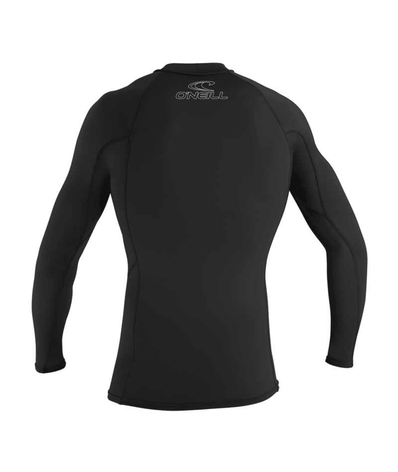 Mens O'Neill Long Sleeve Rash Top  - Black