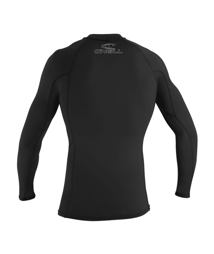 Mens O'Neill Long Sleeve Rash Top  - Black