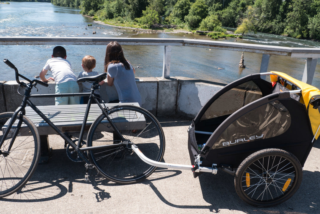 HIRE a Burley Bee™ - Double - Kids Bike Trailers