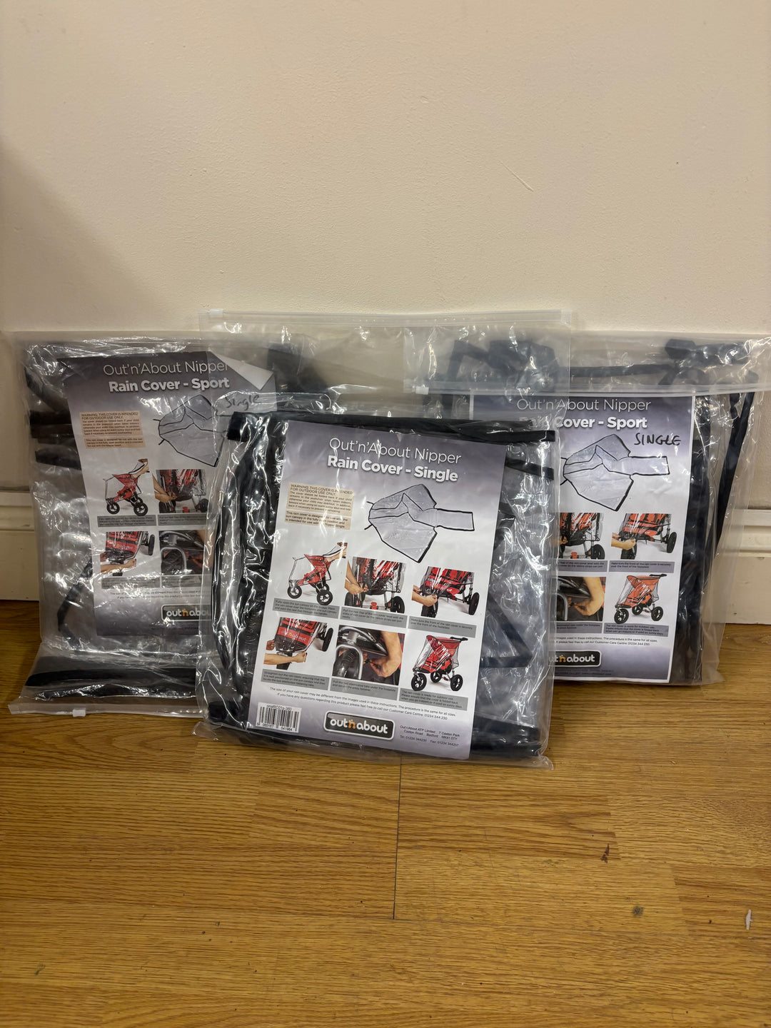 Pre Loved Out 'n' About Nipper Rain Covers- SINGLE