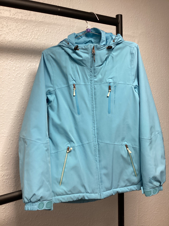 Pre-Loved Protest Kenzia Womens Snow Jacket (419) Satin Blue S (10): Grade B