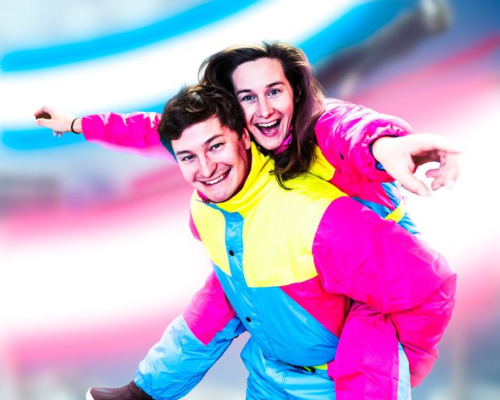 Funky Alps Onepiece Skisuit 80's