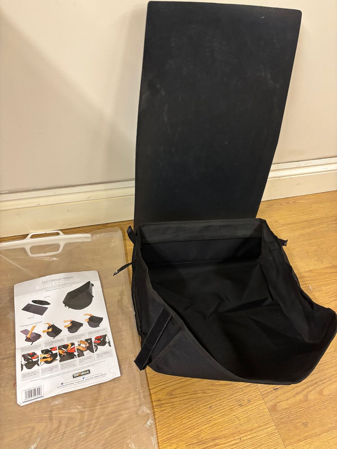 Pre Loved Out 'n' About Storage Basket v4 DOUBLE (Older Model)- ID SBD002