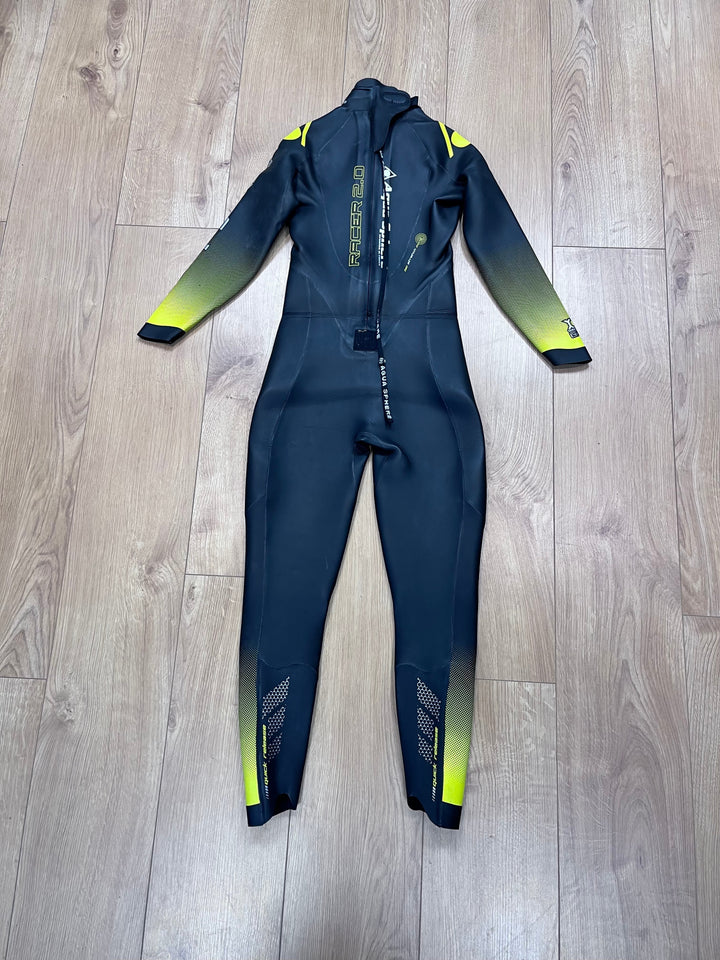 Pre loved Aquasphere Racer v2 Mens Wetsuit XS (149)