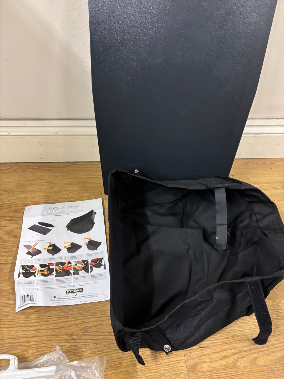 Pre Loved Out 'n' About Storage Basket v4 DOUBLE (Older Model)- ID SBD003