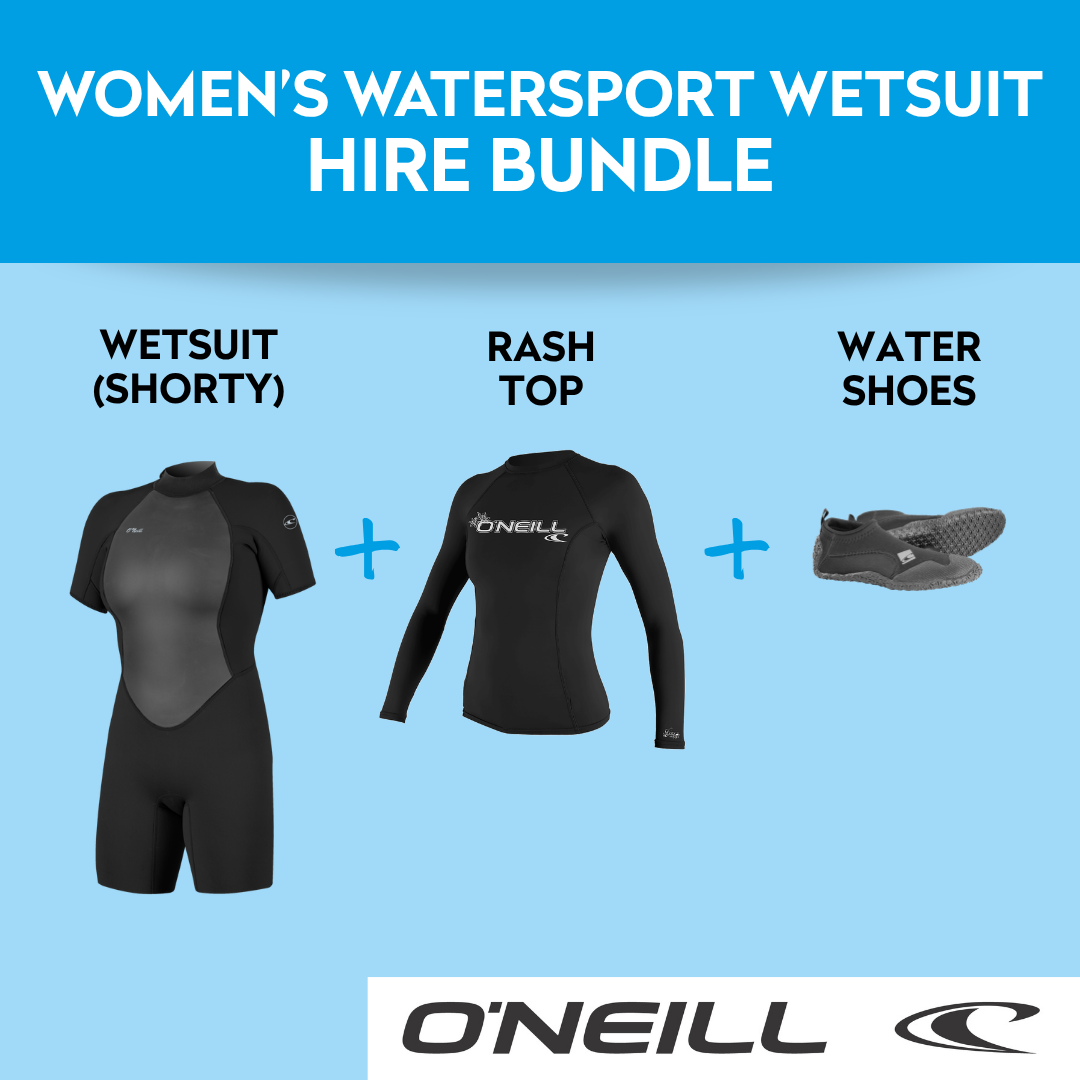 Womens Oneill Multisport Wetsuit Bundle Hire
