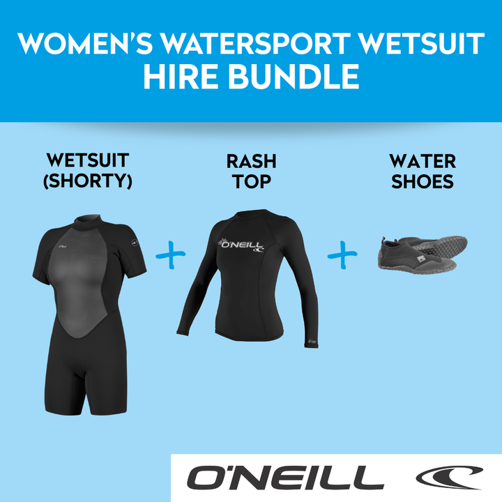 Womens Oneill Multisport Wetsuit Bundle Hire