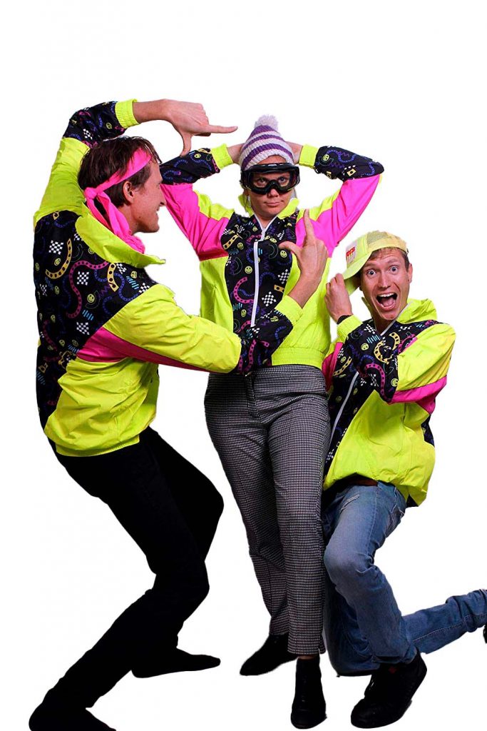 Funky Alps Apres Ski Jacket Retro Print