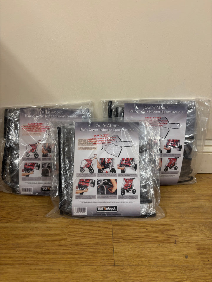 Pre Loved Out 'n' About Nipper Rain Covers- DOUBLE
