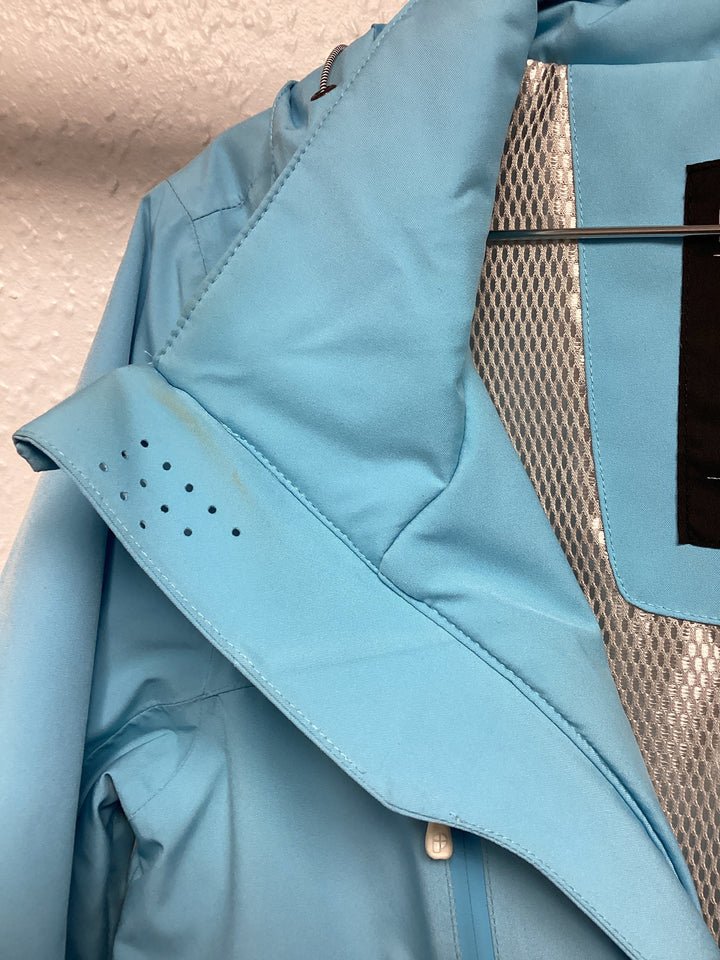 Pre-Loved Protest Kenzia Womens Snow Jacket (419) Satin Blue S (10): Grade B