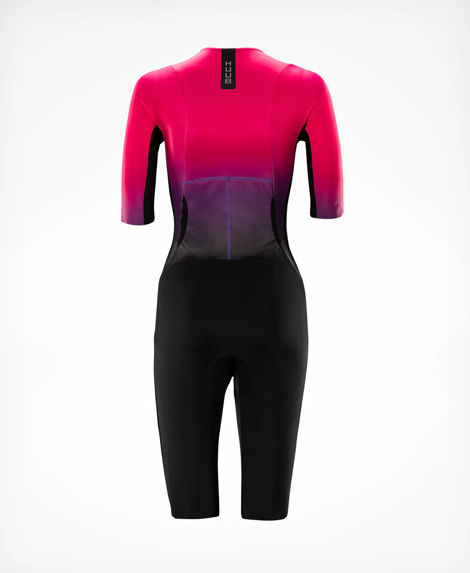 HUUB TC Performance Tri Suit Black/Rose - Women's