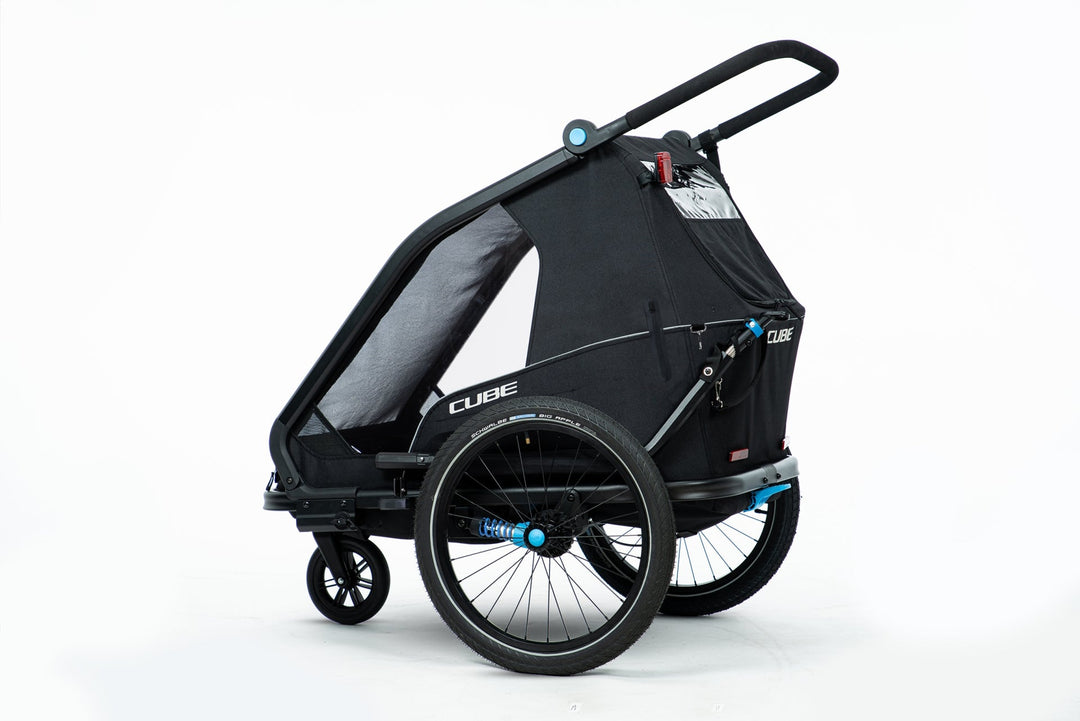 Cube Kids Trailer (Double CMPT) - Black
