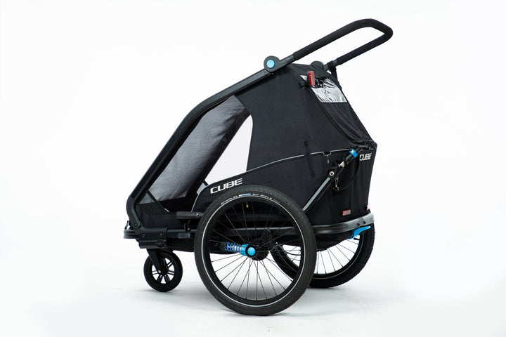 Cube Kids Trailer (Double CMPT) - Black