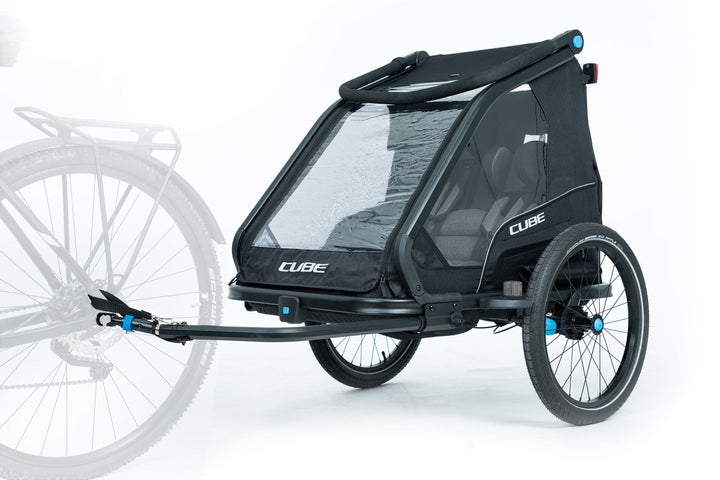 Cube Kids Trailer (Double CMPT) - Black