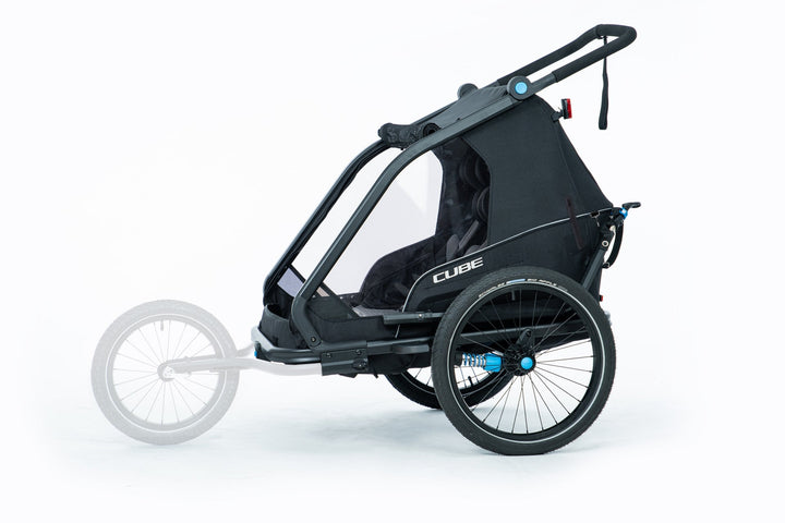Cube Kids Trailer (Double CMPT) - Black
