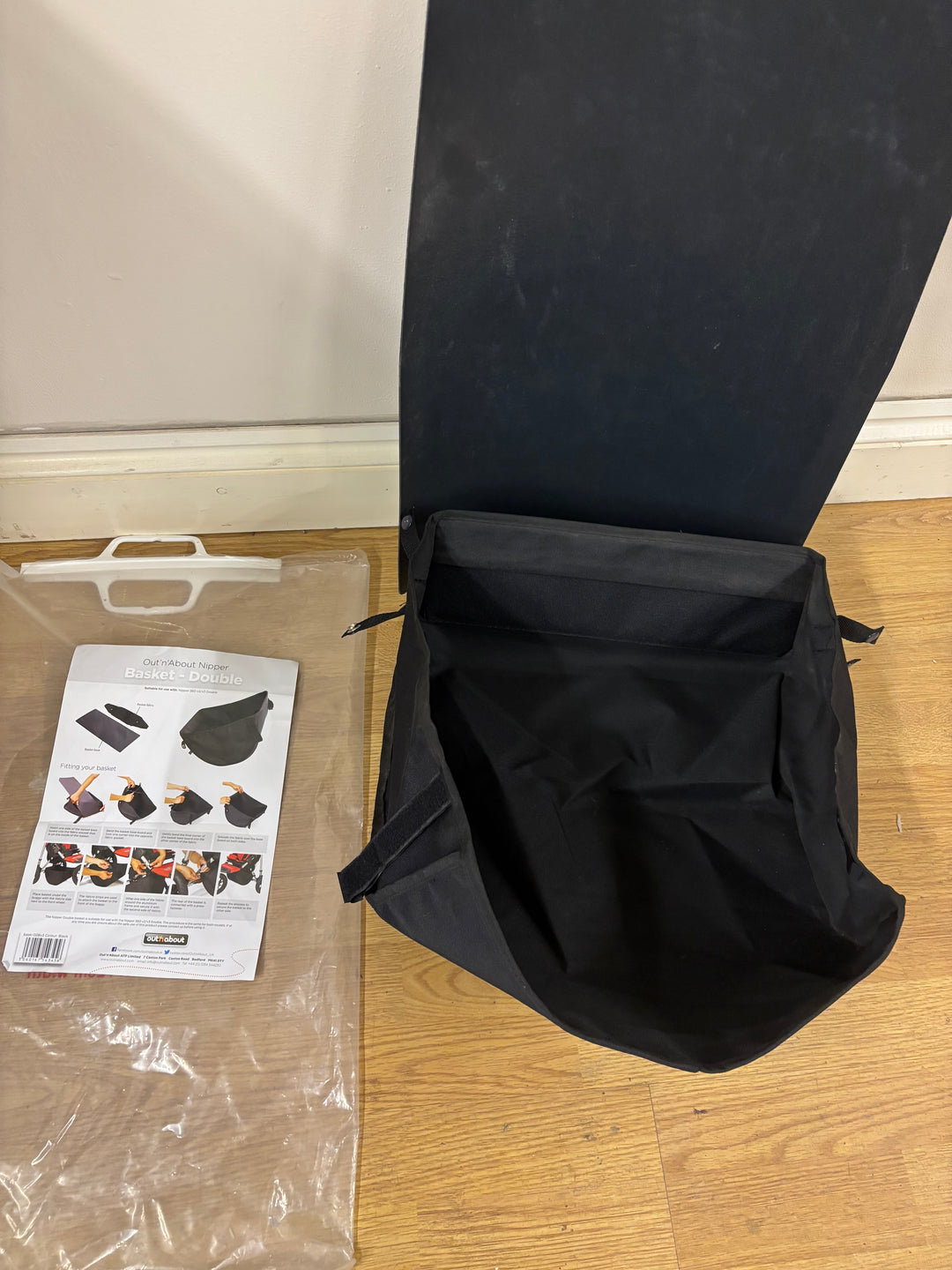 Pre Loved Out 'n' About Storage Basket v4 DOUBLE (Older Model)- ID SBD002