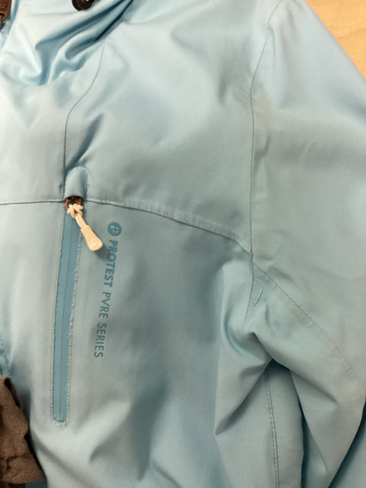 Pre-Loved Protest Kenzia Womens Snow Jacket (691) Satin Blue L (14): Grade B