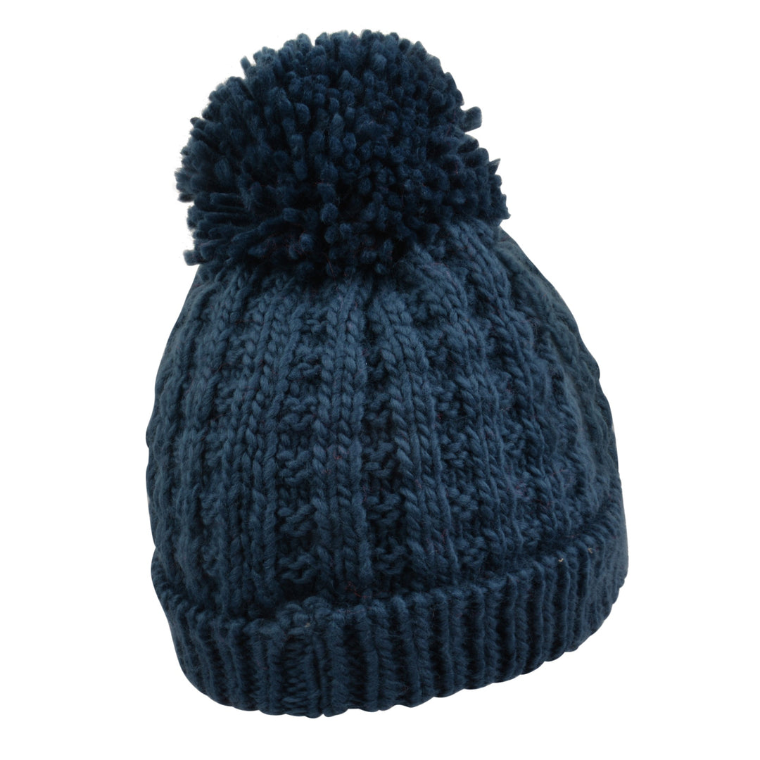 Essential: Navy Blue Bobble Hat