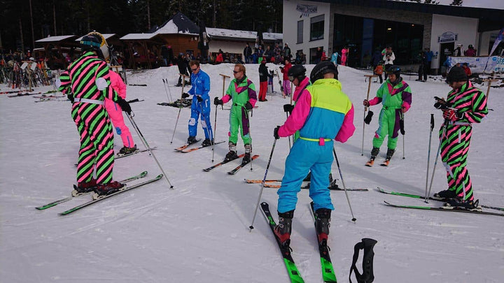 Funky Alps 80s Skisuit Hire