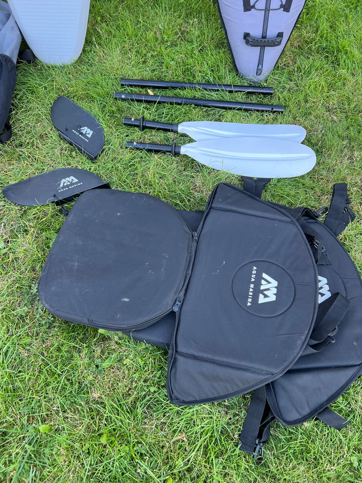Pre Loved Aqua Marina Memba 390 Inflatable 2 Person Kayak (ME015)