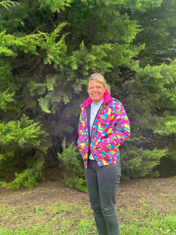 Funky Alps Ski Jacket 80s Disco