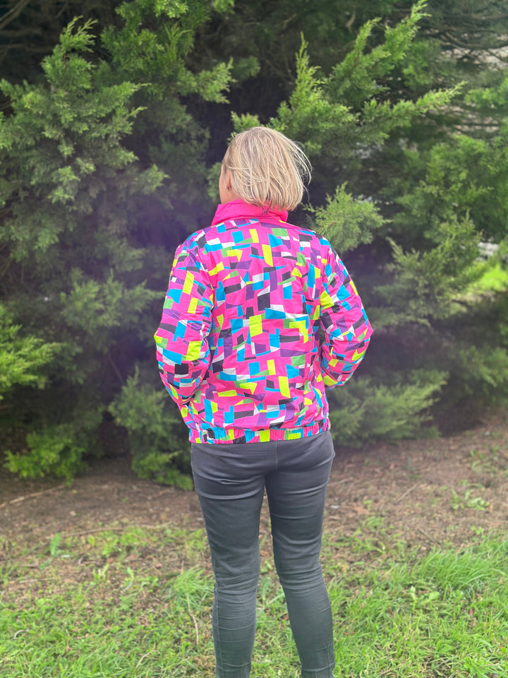 Funky Alps Ski Jacket 80s Disco