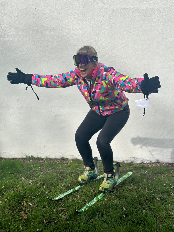Funky Alps Ski Jacket 80s Disco