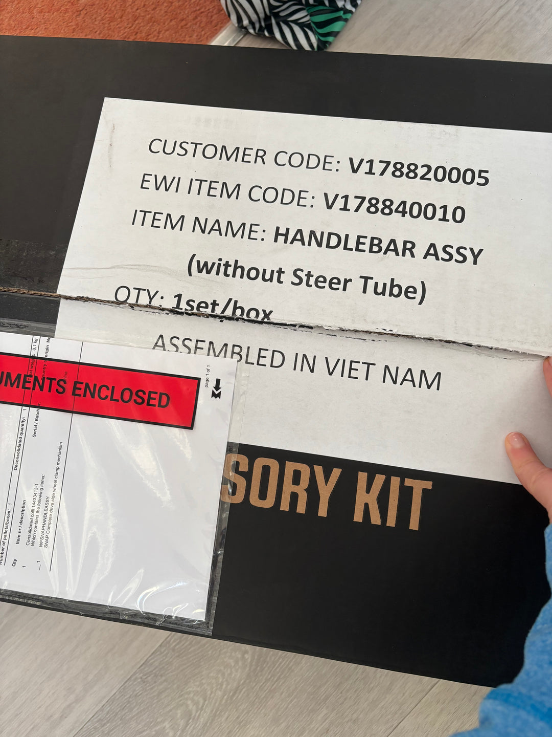 Spare parts Wahoo KICKR BIKE handlebar complete set