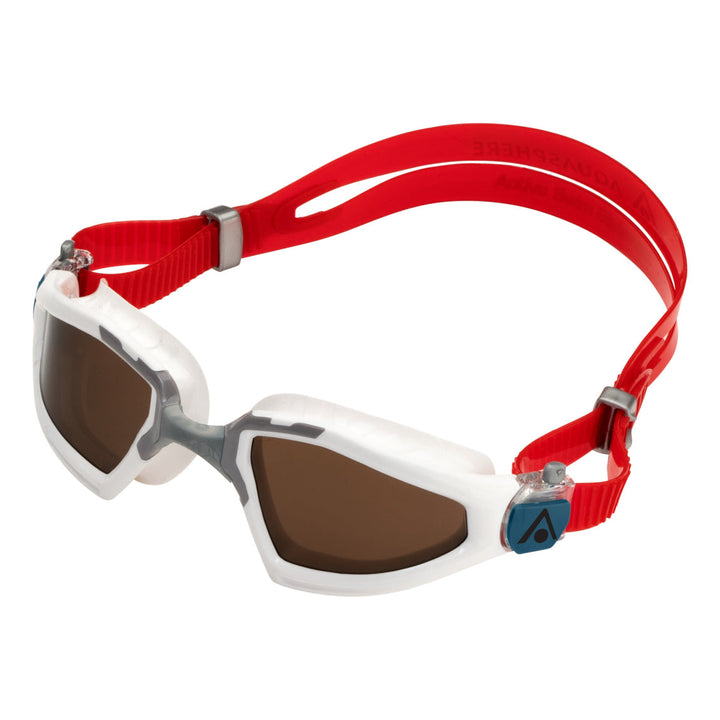 Aquasphere Kayenne PRO Goggles - Polarised Lens - White/Grey
