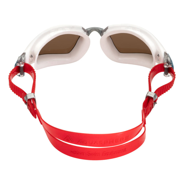 Aquasphere Kayenne PRO Goggles - Polarised Lens - White/Grey