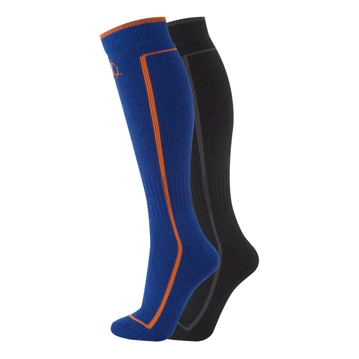 Park-Peak-Piste Performance Ski Sock Twin Pack