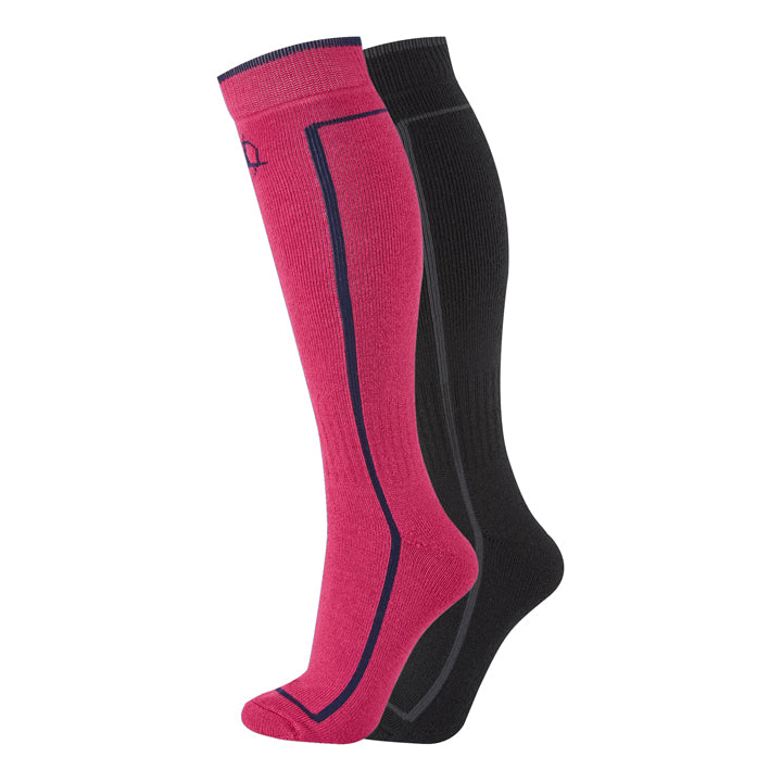 Park-Peak-Piste Performance Ski Sock Twin Pack