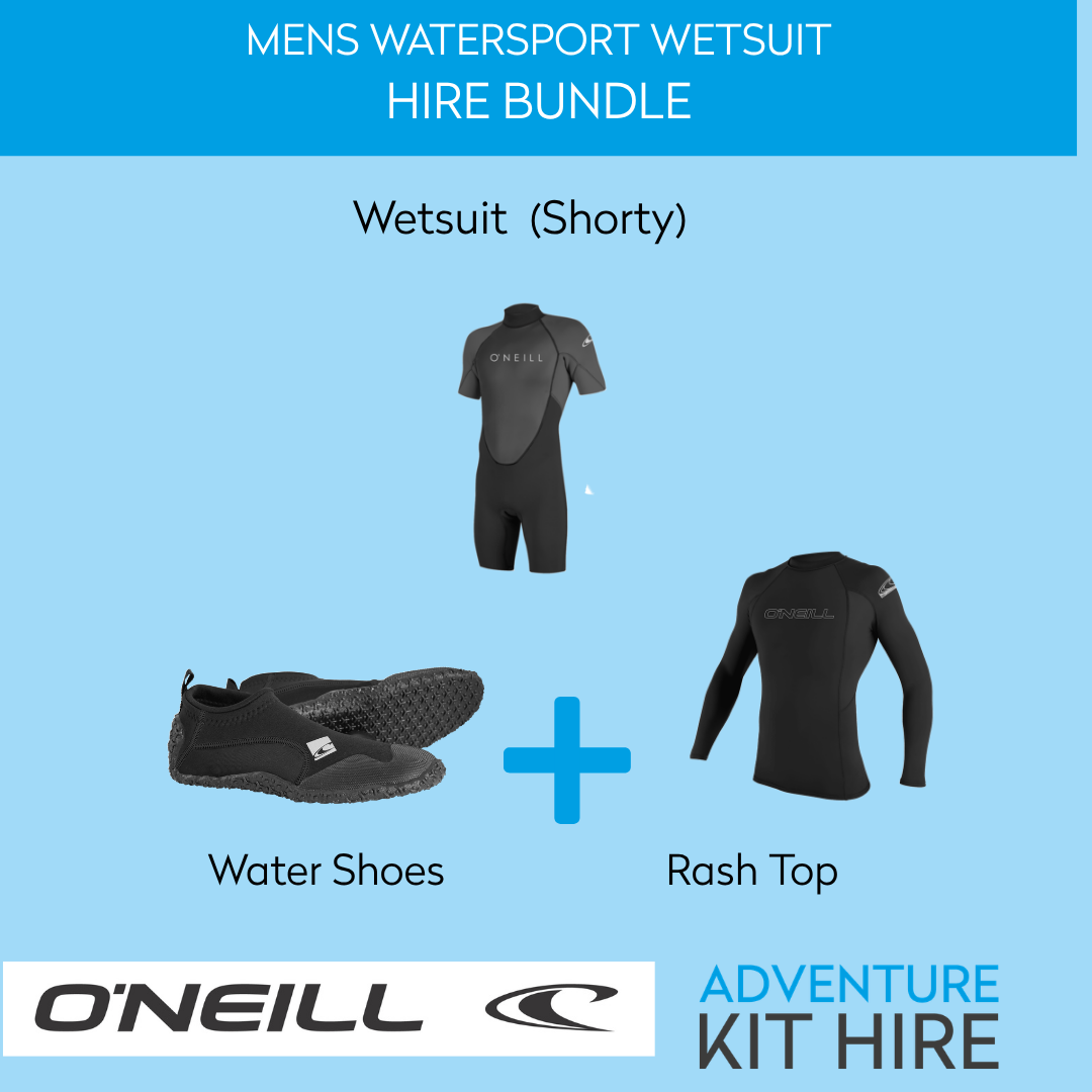 Mens Oneill Multisport Wetsuit Bundle Hire